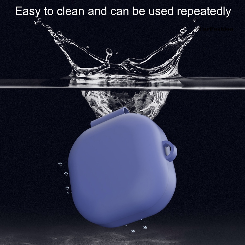 Vỏ bảo vệ bằng silicon dẻo chống trầy xước cho hộp sạc tai nghe Bluetooth Samsung Galaxy Buds 2/ Live/ Pro