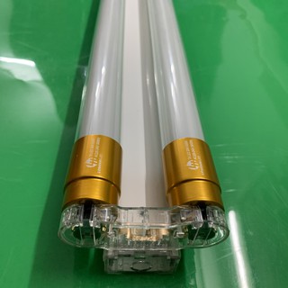 Bộ Đèn Tuýp Led T8 Thủy Tinh LHLed Bảo Hành 02 Năm Kích Thước 1m2 [ 2 Bóng 28w + 1 Máng đôi ]