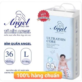 Bỉm Angel Utrathin Absorbent bình dân xanh đủ size Dán/Quần NB62/S58/M54/L50/XL48/M38/L36/XL34/XXL32/XXL30