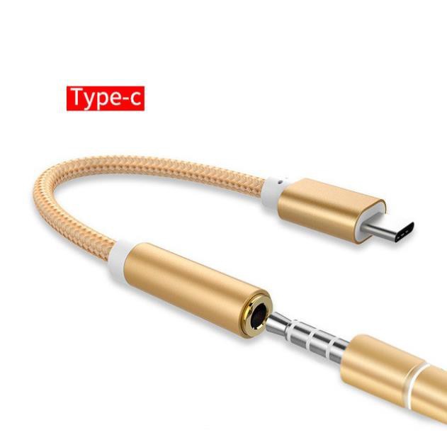[NLSP28]Cáp chuyển từ Type-C sang jack âm thanh 3.5 mm Mi 6💟💟[SIÊU SALE]💟💟Adapter chuyển USB type C sang 3.5mm Mi 6