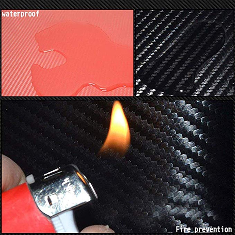 Miếng Dán vinyl In Họa Tiết Sợi Carbon Chống Trầy Trang Trí Nội Thất Xe Hơi Toyota Corolla Rav4 Camry Prius Hilux Avensis asesori kereta