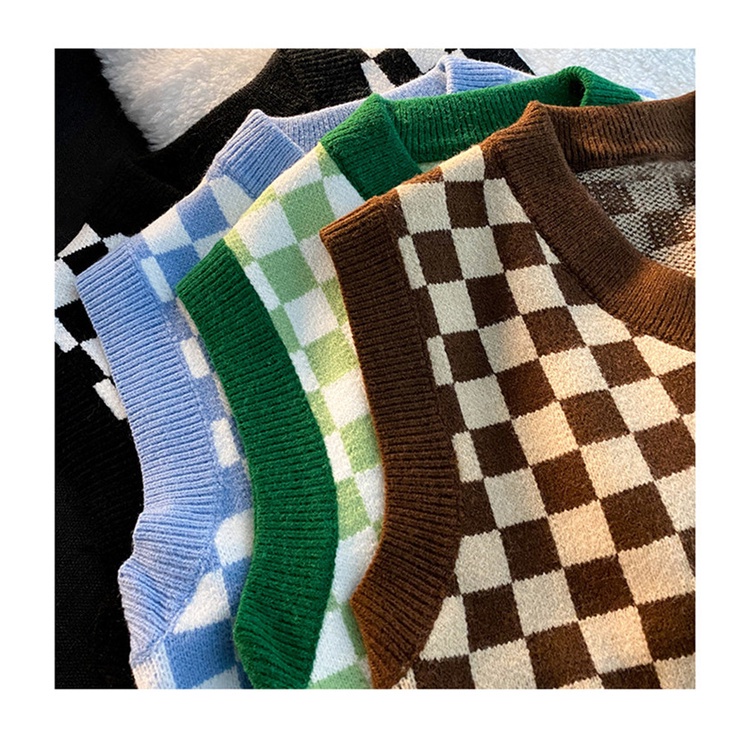 C&M SHOP 2021 Áo ghi lê dệt kim cổ chữ V không tay phong cách mới
 | BigBuy360 - bigbuy360.vn