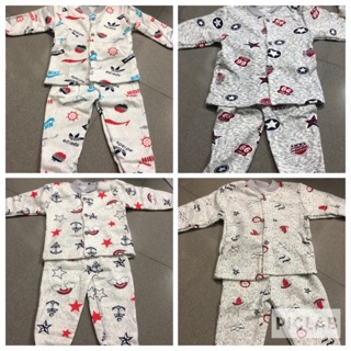 Bộ đồ lót nỉ cho bé từ 5-15kg