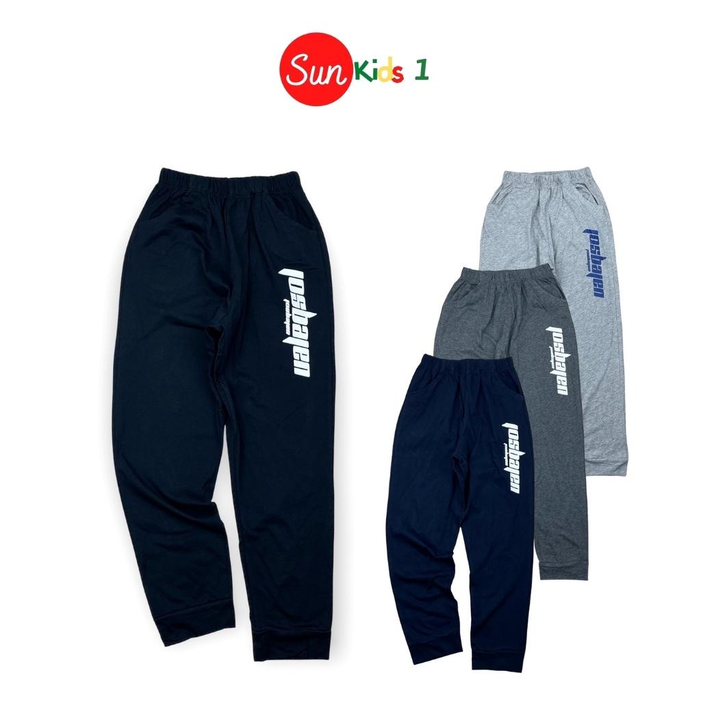Quần dài bé trai, quần dài cotton bé trai chất mềm mát, size 11-16 - SUNKIDS1