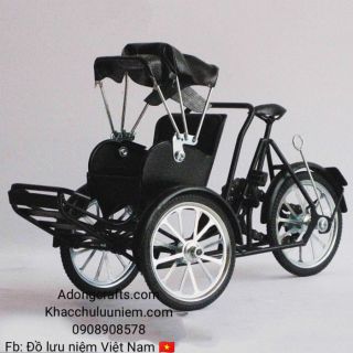 Mô hình Xe xích lô Việt Nam - mầu đen🇻🇳