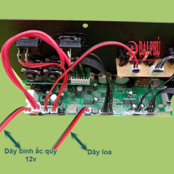 Combo mạch loa kéo CS8676 loa 3 tấc đơn treble đôi