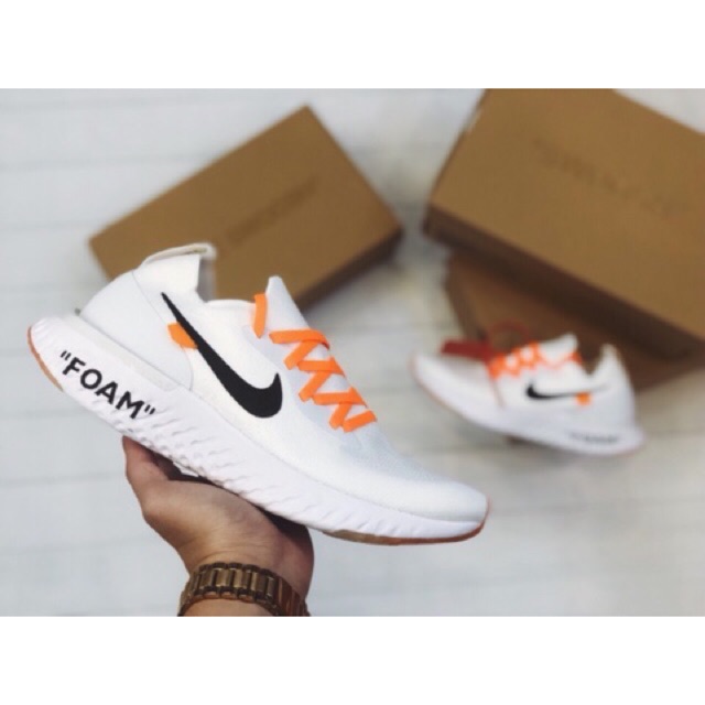 Giày Epic React Flyknit Off White nam nữ cao cấp