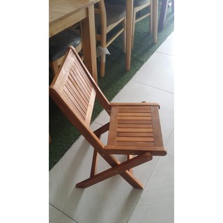 Ghế xếp gỗ mini cafe
