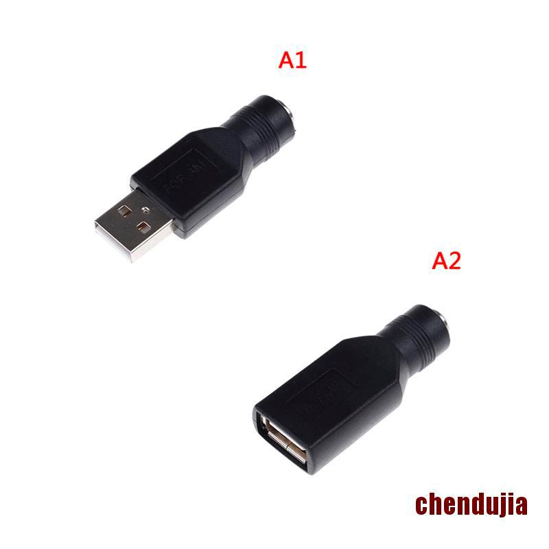 Đầu Chuyển Đổi Chendu 5v 5.5x2.1mm Dc Usb 2.0 Cho Laptop