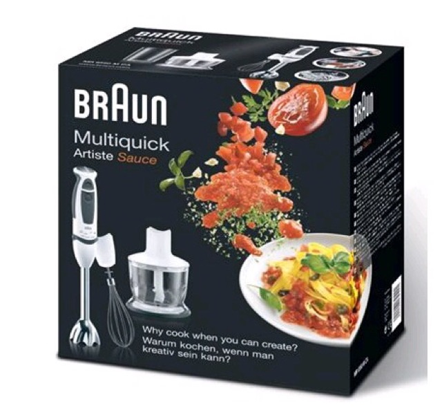 Máy xay cầm tay Braun MR530 Sauce đa năng (đầu inox)