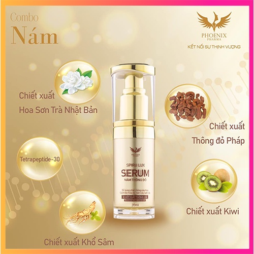 [DATE MỚI NHẤT] Serum mờ nám thông đỏ Phoenix Pharma