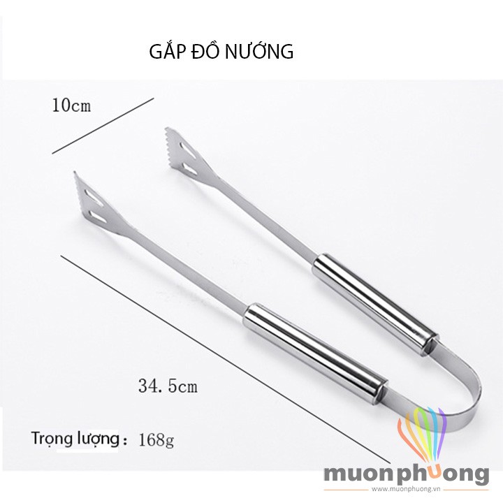 Bộ dụng cụ nướng thịt BBQ ngoài trời dã ngoại