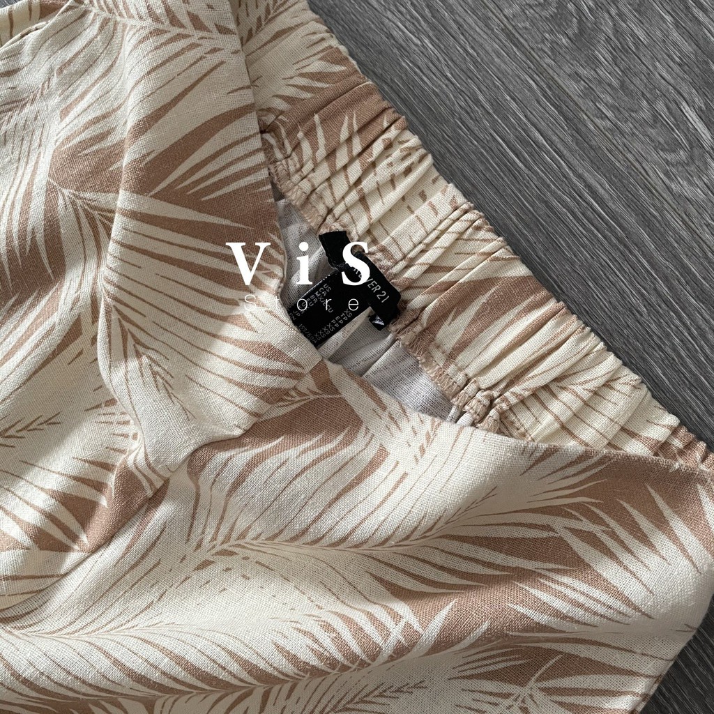 QUẦN SUÔNG NỮ MÀU KEM CHẤT LINEN | BigBuy360 - bigbuy360.vn