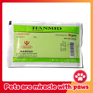 Bột vệ sinh sát trùng chuồng trại thú cưng HANMID