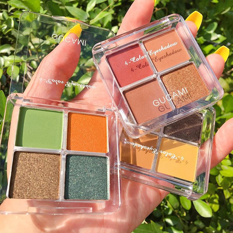 Bảng phấn mắt GUICAMI 4 màu sắc trang điểm lâu trôi dễ sử dụng | BigBuy360 - bigbuy360.vn