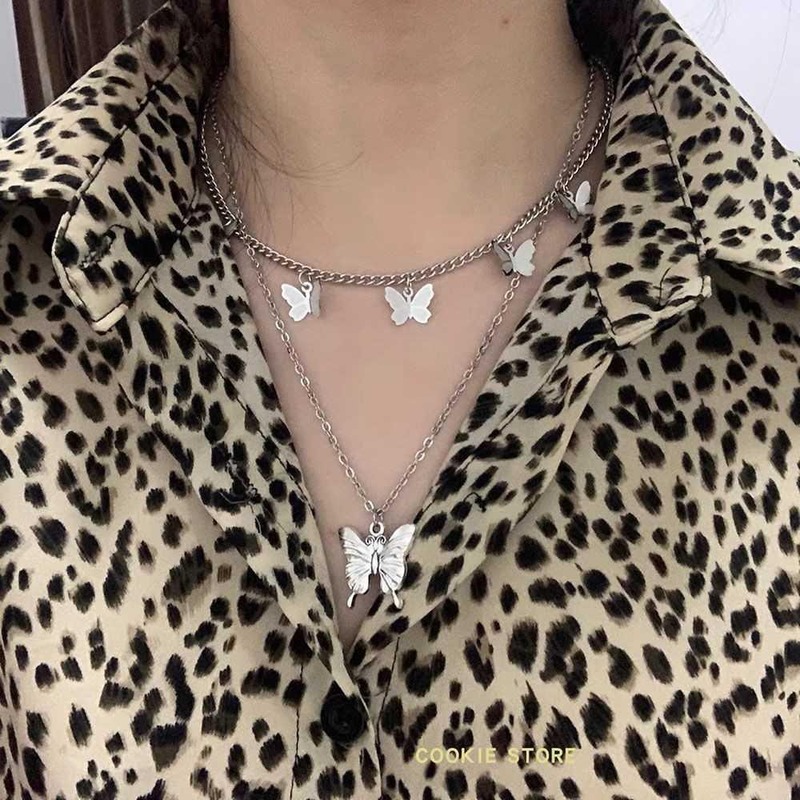 Vòng cổ Mặt Hình Bươm Bướm Xinh Xắn Thời Trang Dành Cho Nữ