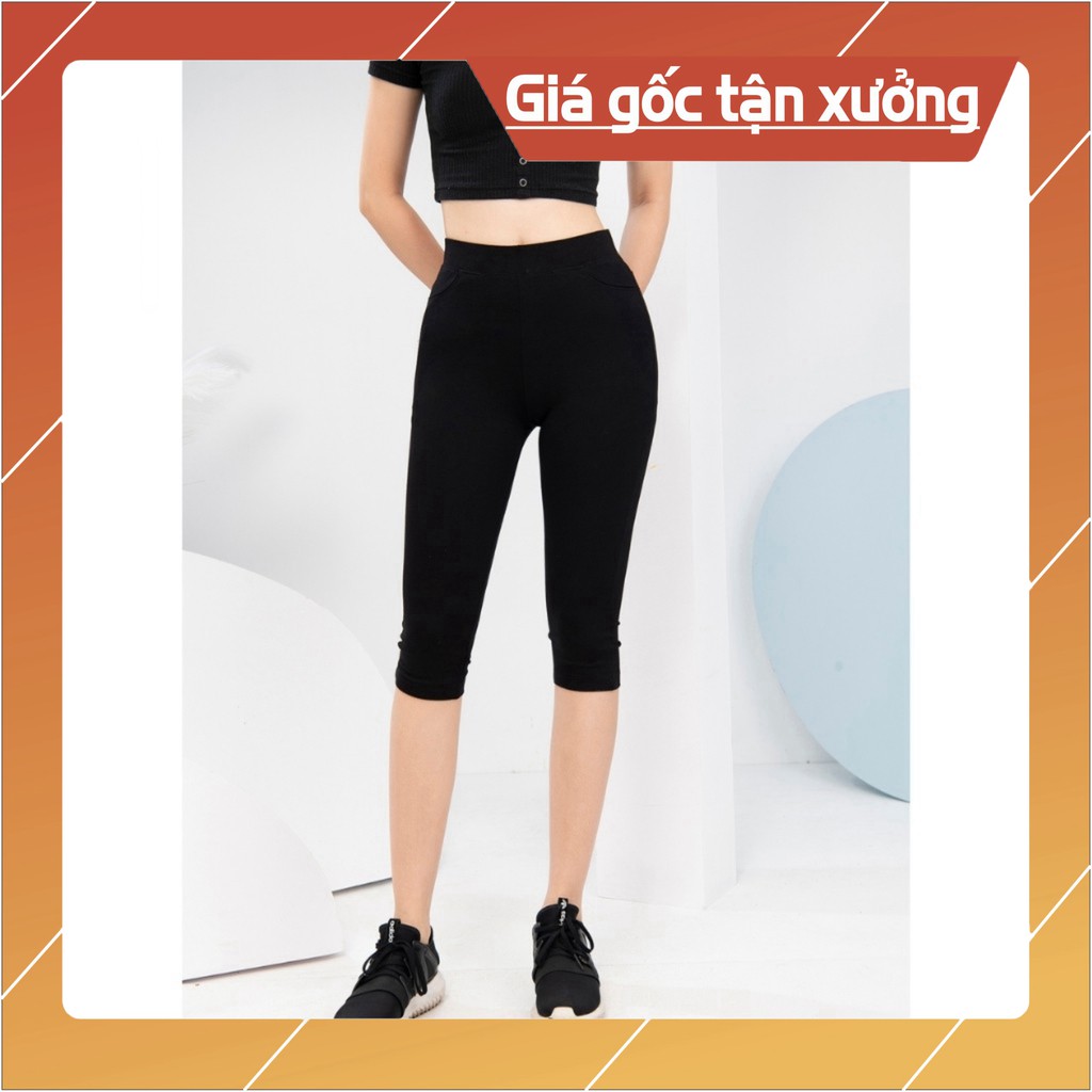 Quần Legging Ngố Lửng Qua Gối Cạp Cao Nữ BigSize 40kg - 80kg | BigBuy360 - bigbuy360.vn