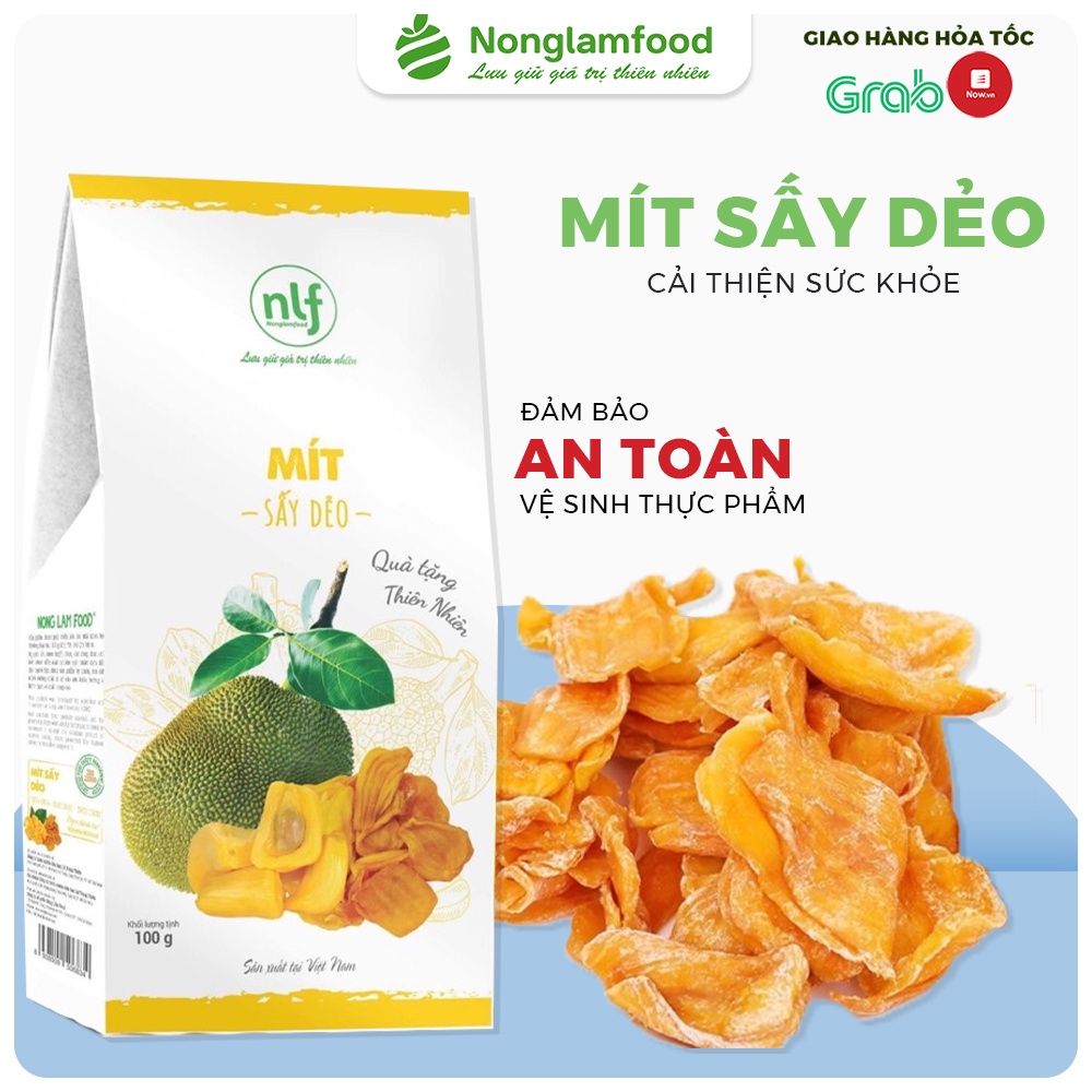 Mít sấy dẻo 100g trái cây sấy dẻo Nông Lâm Food,đồ ăn vặt healthy không béo hỗ trợ giảm cân, ăn kiêng hiệu quả.