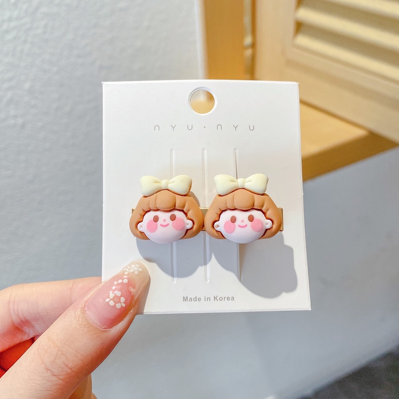 Kẹp tóc thiết kế hình chú gấu nhỏ dễ thương dành cho nữ