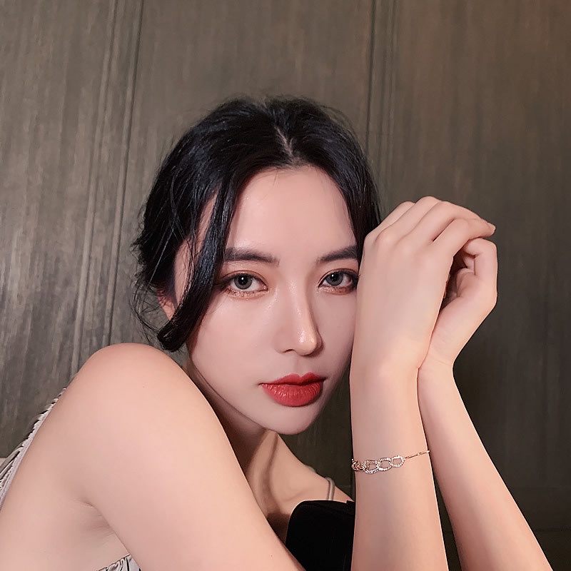 Vòng Đeo Tay Kim Loại Sáng Bóng Thời Trang Cho Nữ