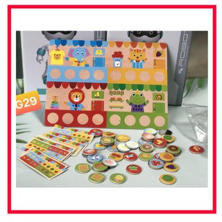 Đồ chơi lắp ghép cho bé_đồ chơi xếp hình_bảng shopping động vật