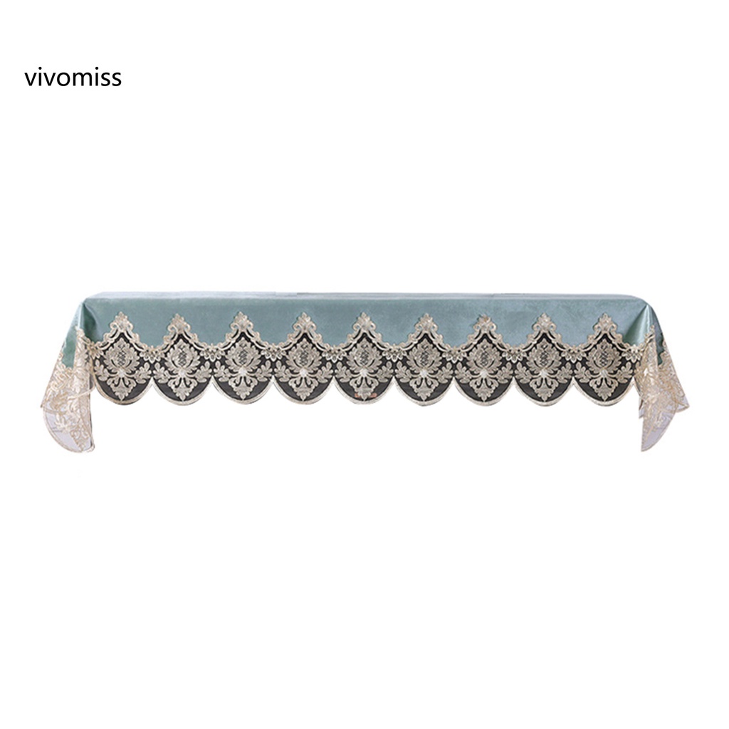 Tấm vải ren phủ đàn piano chống bụi dễ dàng làm sạch thêu họa tiết sang trọng