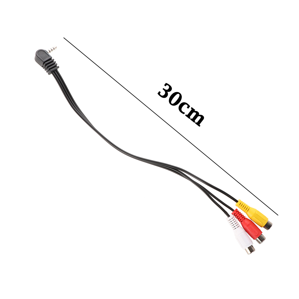 Dây Cáp Chuyển Đổi Tốc Độ Cao 3.5 mm Av 90 Độgree 3.5 mm Sang Rca 3 Rca