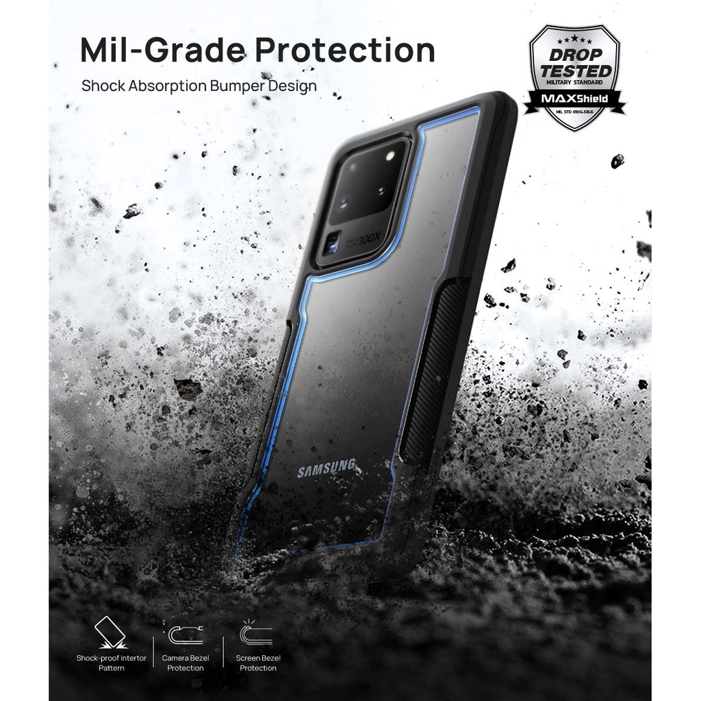 Ốp điện thoại trong suốt siêu mỏng thời trang cho Galaxy S20 Plus