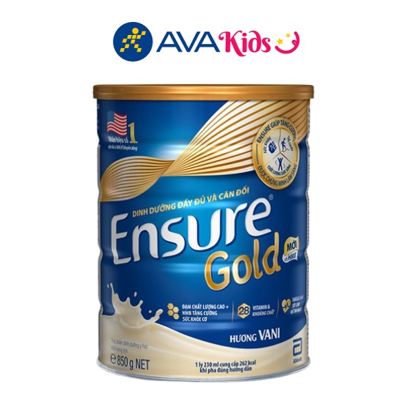 Sữa bột Ensure Gold vani 850g