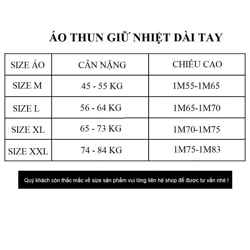 Áo thun nam giữ nhiệt dài tay ⭐️ FREESHIP ⭐️ Áo dài tay giữ nhiệt ôm body co giãn 4 chiều