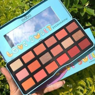 Bảng phấn mắt odbo love sweet od262 18 ô 🍎