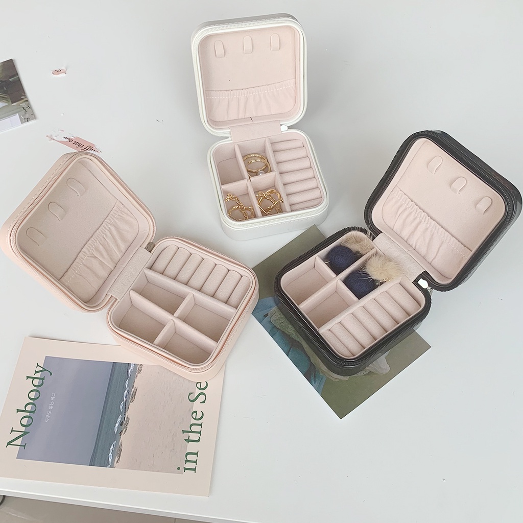 Hộp đựng trang sức phong cách Hàn Quốc đơn giản tinh tế 19398