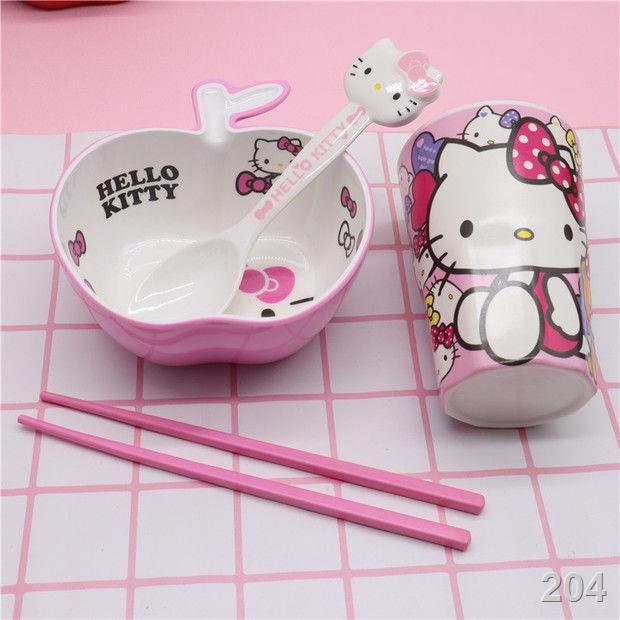 ABát đĩa trẻ em bộo kéo chống rơi bữa ăn gia đình thìa dễ thương phim hoạt hình melamine bỏng đặc biệt