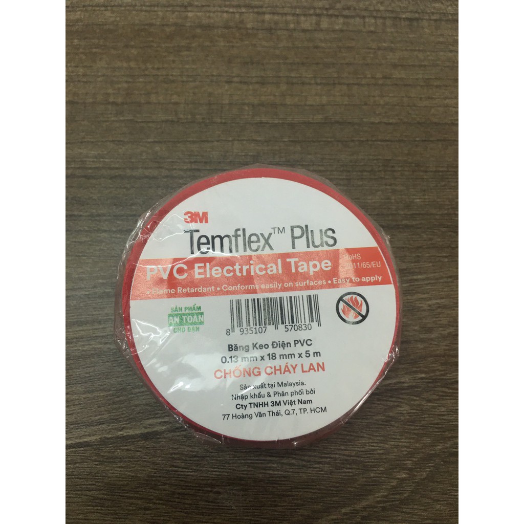BĂNG KEO ĐIỆN 3M TEMFLEX PLUS PVC HARNESSING TAPE
