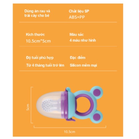 Túi nhai chống hóc, núm ăn dặm BON Store Chính Hãng