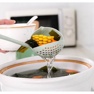 Muôi/Muỗng Múc Canh Lúa Mạch Có Lỗ 2 trong 1 .