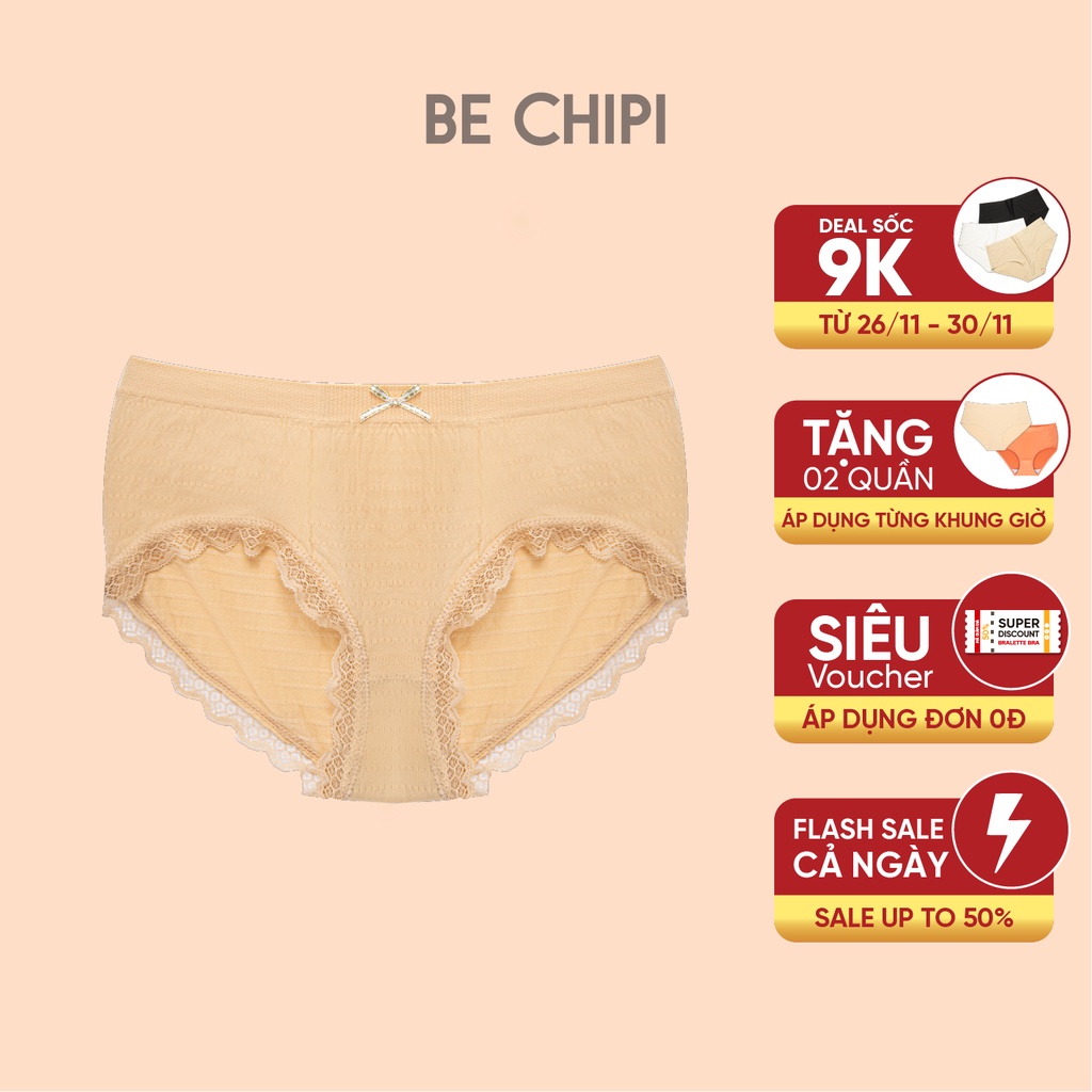 Quần Lót Nữ Cotton Cạp Trung Mỏng Nhẹ Co Giãn 4 Chiều Kháng Khuẩn Khử Mùi Thoáng Mát By Bechipi – QL2018 | BigBuy360 - bigbuy360.vn