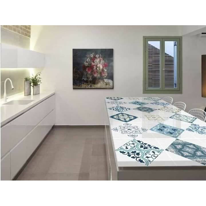 Giấy dán tường bếp chịu lửa đa năng, dán tường, dán mặt bàn