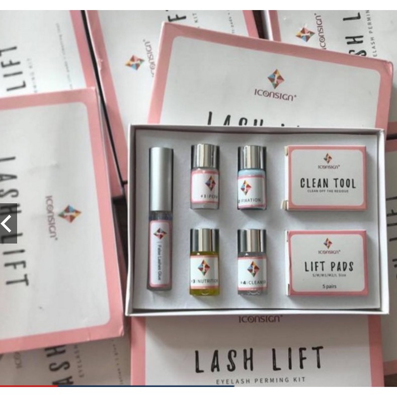 Set uốn mi collagen 6D
