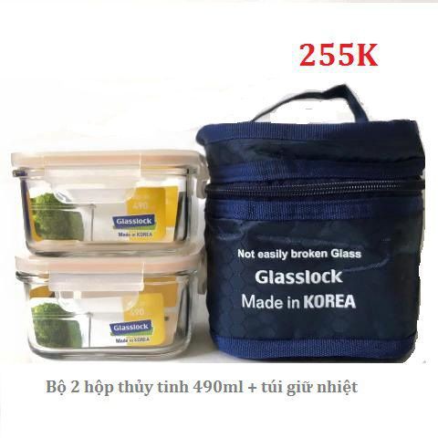 Hộp thủy tinh cường lực GLASSLOCK 490ml MCSB049