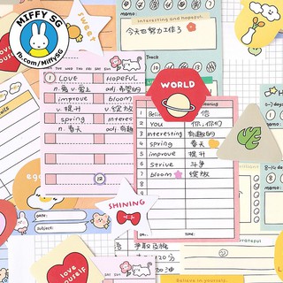 [NOTE FOR] Set giấy ghi chú giấy note kèm sticker chủ đề học tập REMEMBER WELL