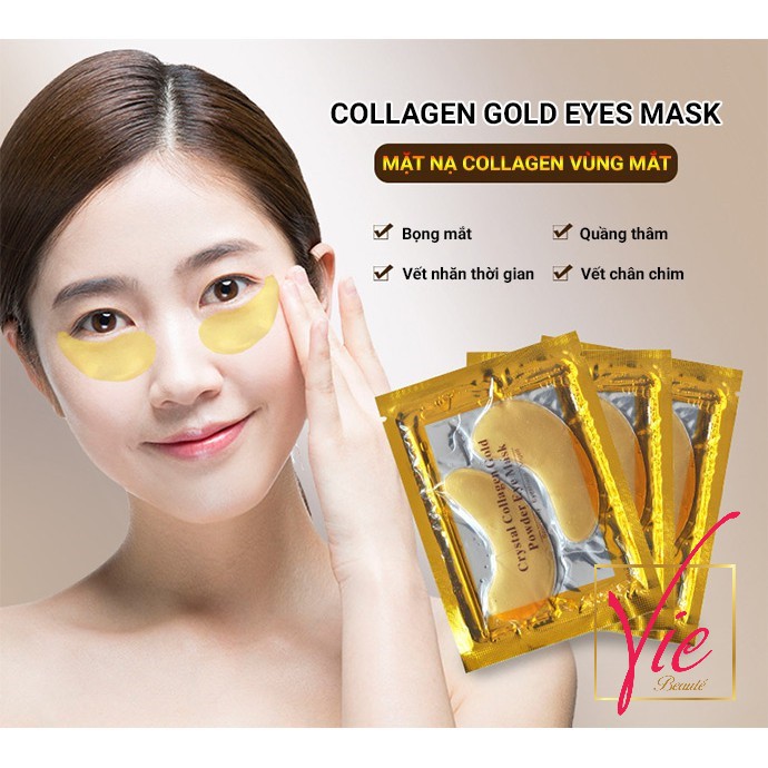 Mặt nạ mắt Collagen vàng 24K dưỡng ẩm, giảm thâm vùng mắt