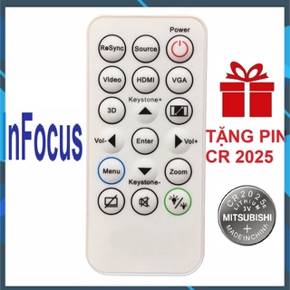 Remote máy chiếu infocus mẫu 1 - điều khiển máy chiếu infocus mẫu 1 - projector