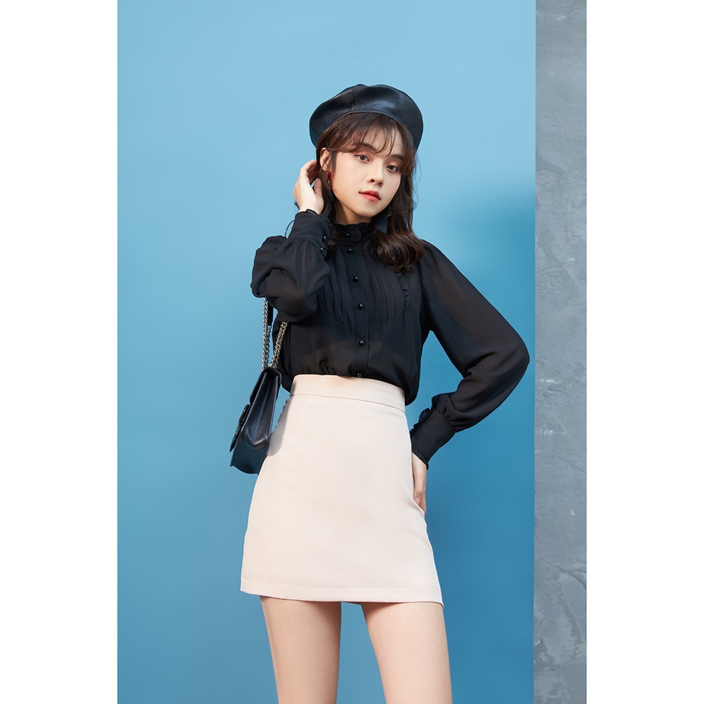 Chân váy ngắn dáng A 20AGAIN, hàng thiết kế năng động, đủ size, màu JAW0124 | BigBuy360 - bigbuy360.vn