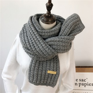 (Có sẵn) Khăn Len Dày Ấm Sinh Viên Hàn Quốc Harajuku - Nhiều Màu Chất Đẹp