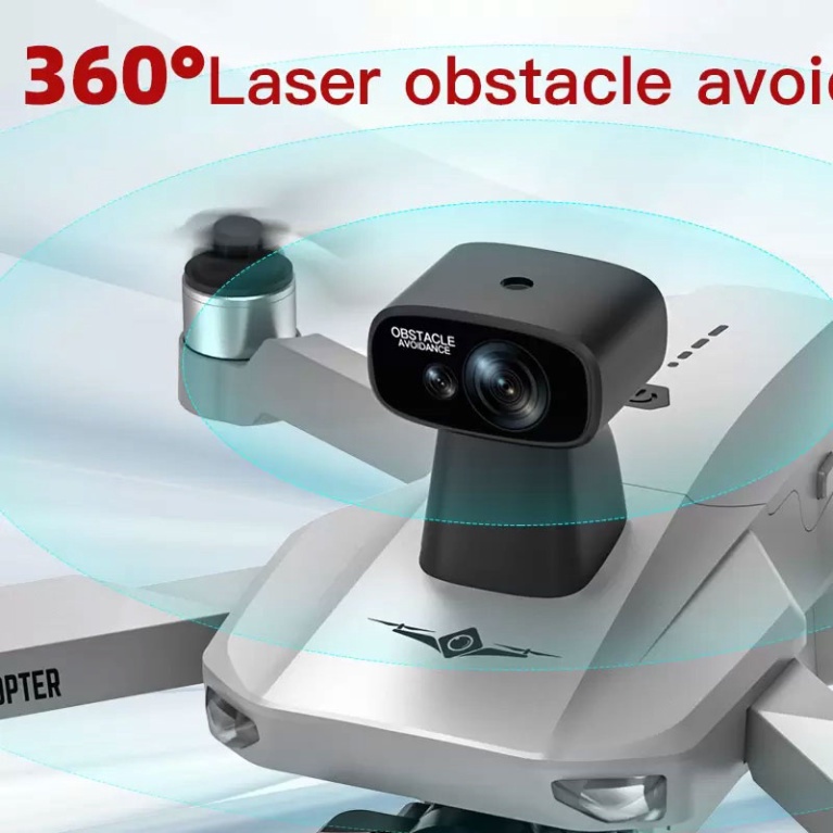 Máy bay flycam mini giá rẻ KF102 với camera kép 4K chống rung Wifi 5G - Flai cam tránh vật cản - Động cơ không chổi than