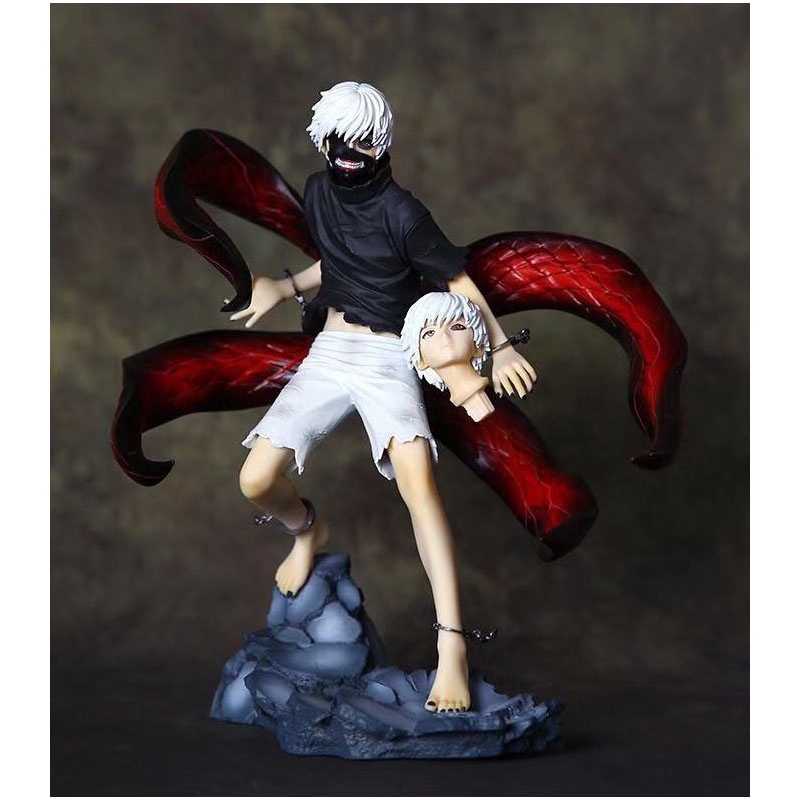 Mô hình Figure Tokyo Ghoul Kaneki Ken ver Tóc trắng Có thể thay thế đầu Cỡ lớn Siêu to Khổng lồ - Kunder