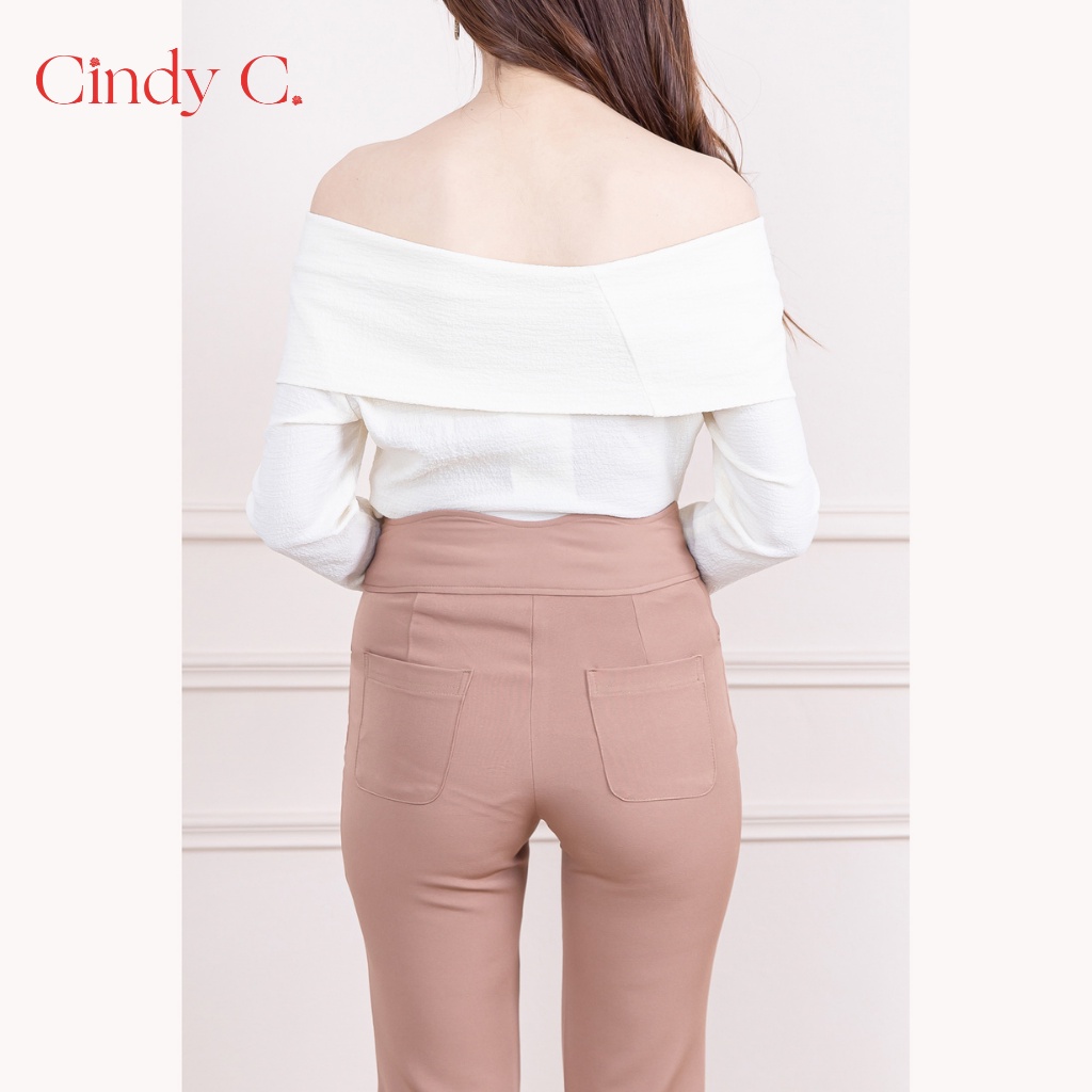 Quần ống loe cạp cao CINDY C W21907
