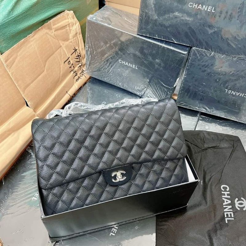 TÚI CÔNG SỞ CHANEO CLASSIC DA CAVIAR  SZ 33 FULL BOX