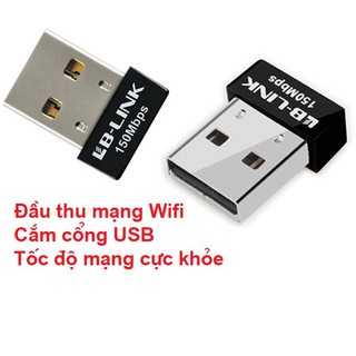 Usb Thu Wifi LBLINK BL- WN155A Có 1 Râu-Usb Kết Nối Wifi Có Ăng ten, Tăng Tốc Độ Wifi | BigBuy360 - bigbuy360.vn